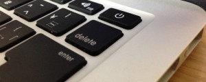 mac delete key backspace